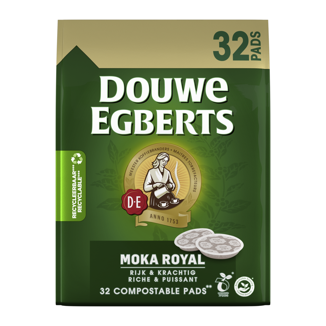 DE Moka pads - front