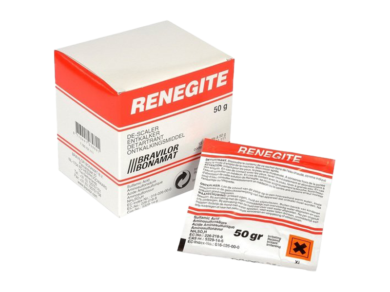 Renegite Ontkalkingspoeder 4x15x50g