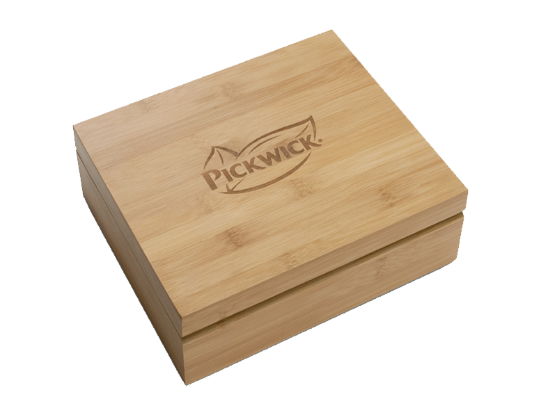 Pickwick bamboo teabox - side L