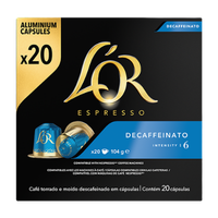 L'OR Espresso Koffiecapsules Decaffeinato 10x20st