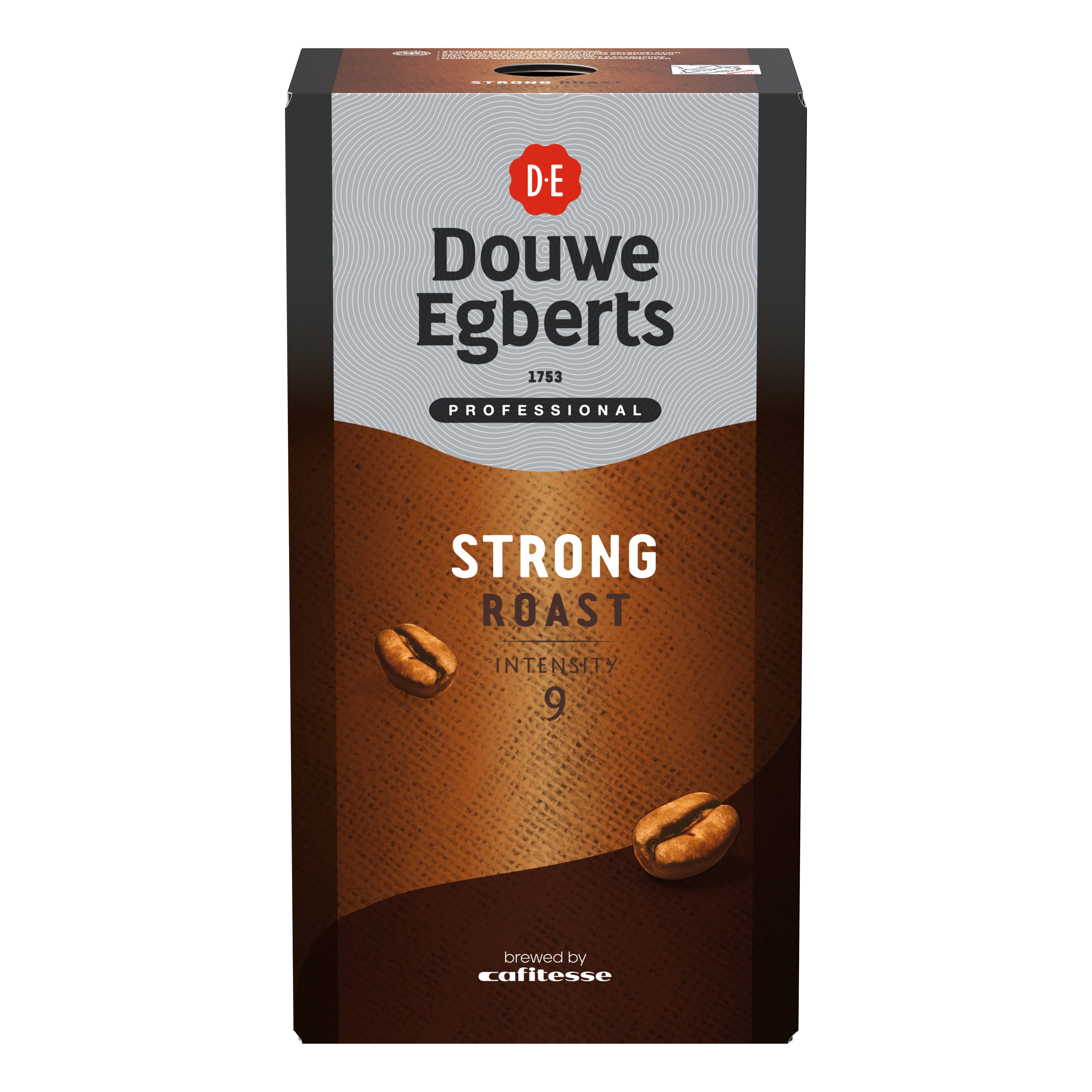Douwe Egberts Cafitessekoffie Strong Roast 2x2l