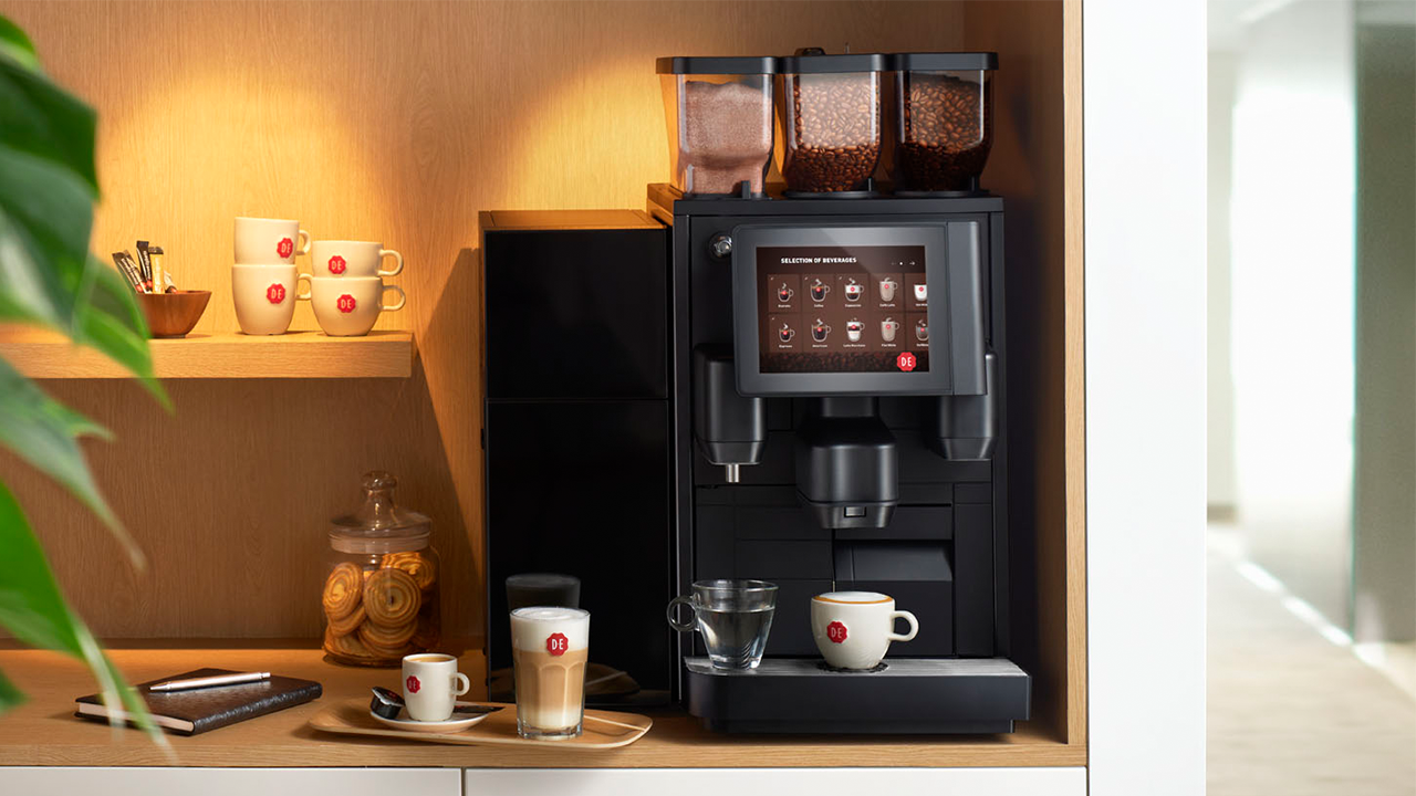 Stijlvolle machine, excellent melkschuim en premium koffiekwaliteit.