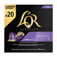L'OR Espresso Koffiecapsules Lungo Profondo 10x20st