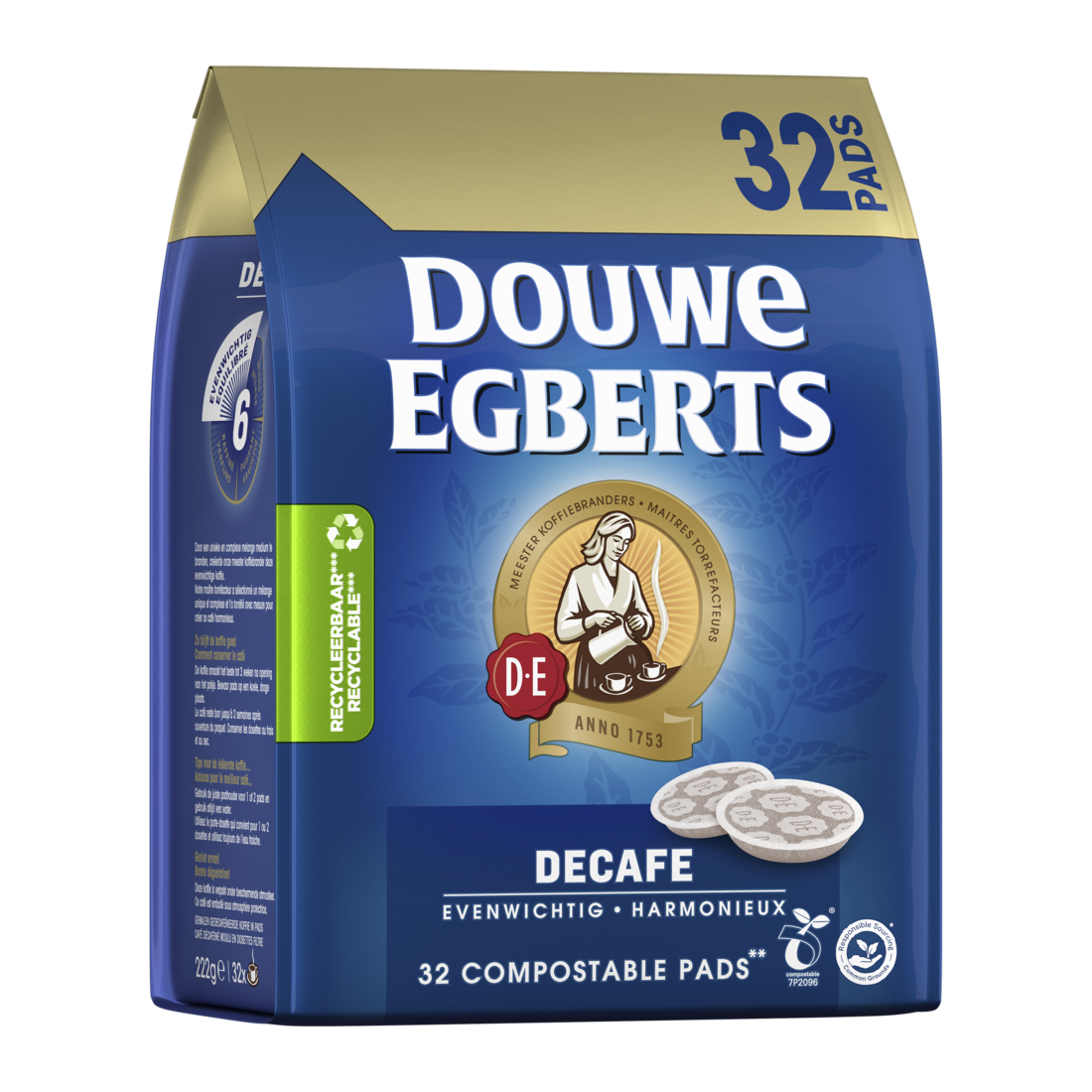 DE Decaf pads - side L