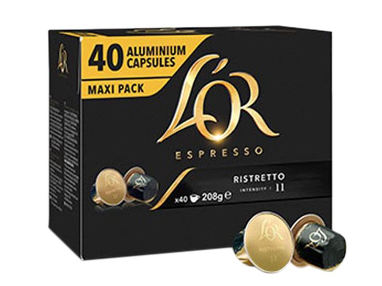 L'Or Café Capsules Espresso Ristretto Utz 540Pc