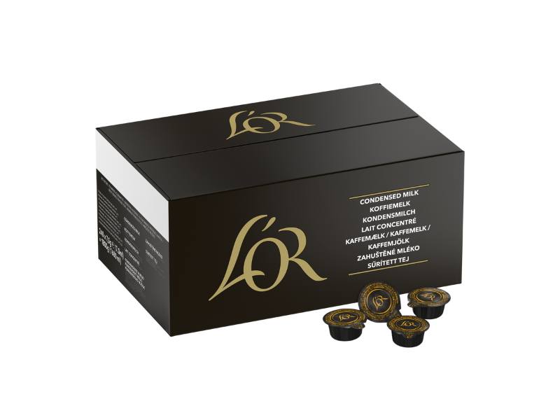 L'OR milkcups - front