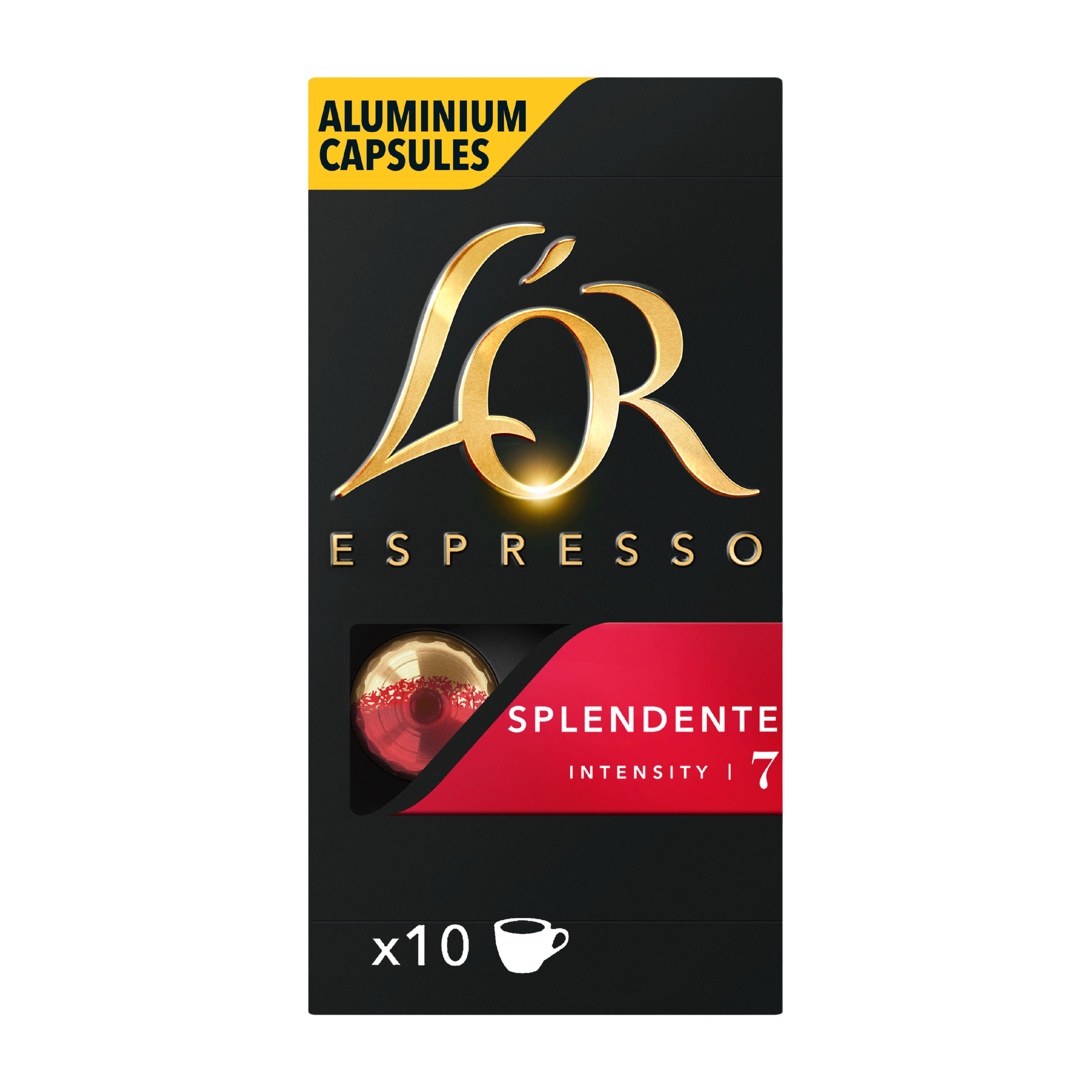 L'OR Espresso Koffiecapsules Splendente 10x10st