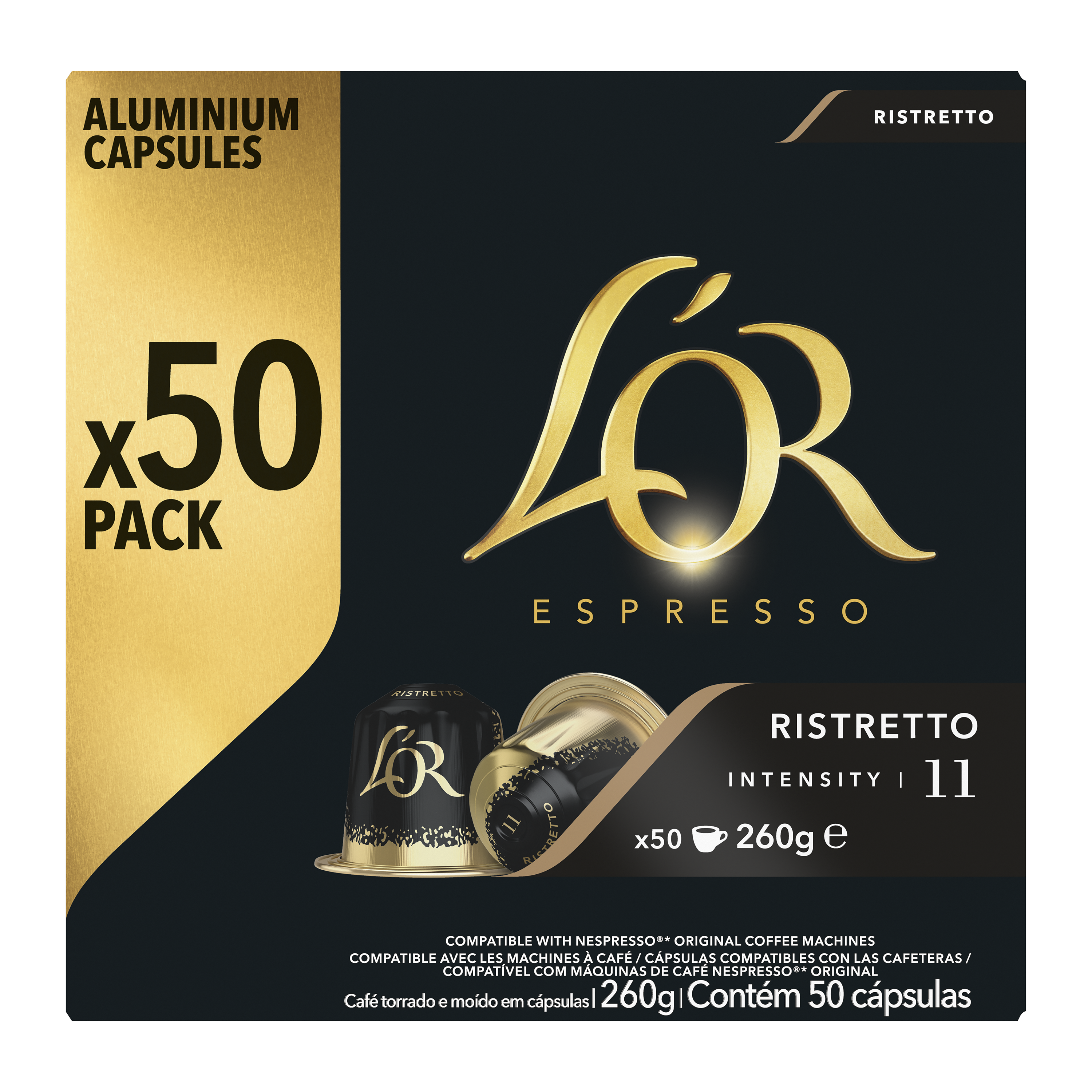L'OR Espresso Koffiecapsules Ristretto 5x50st