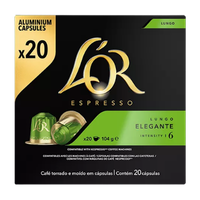 L'OR Espresso Koffiecapsules Lungo Elegante 10x20st