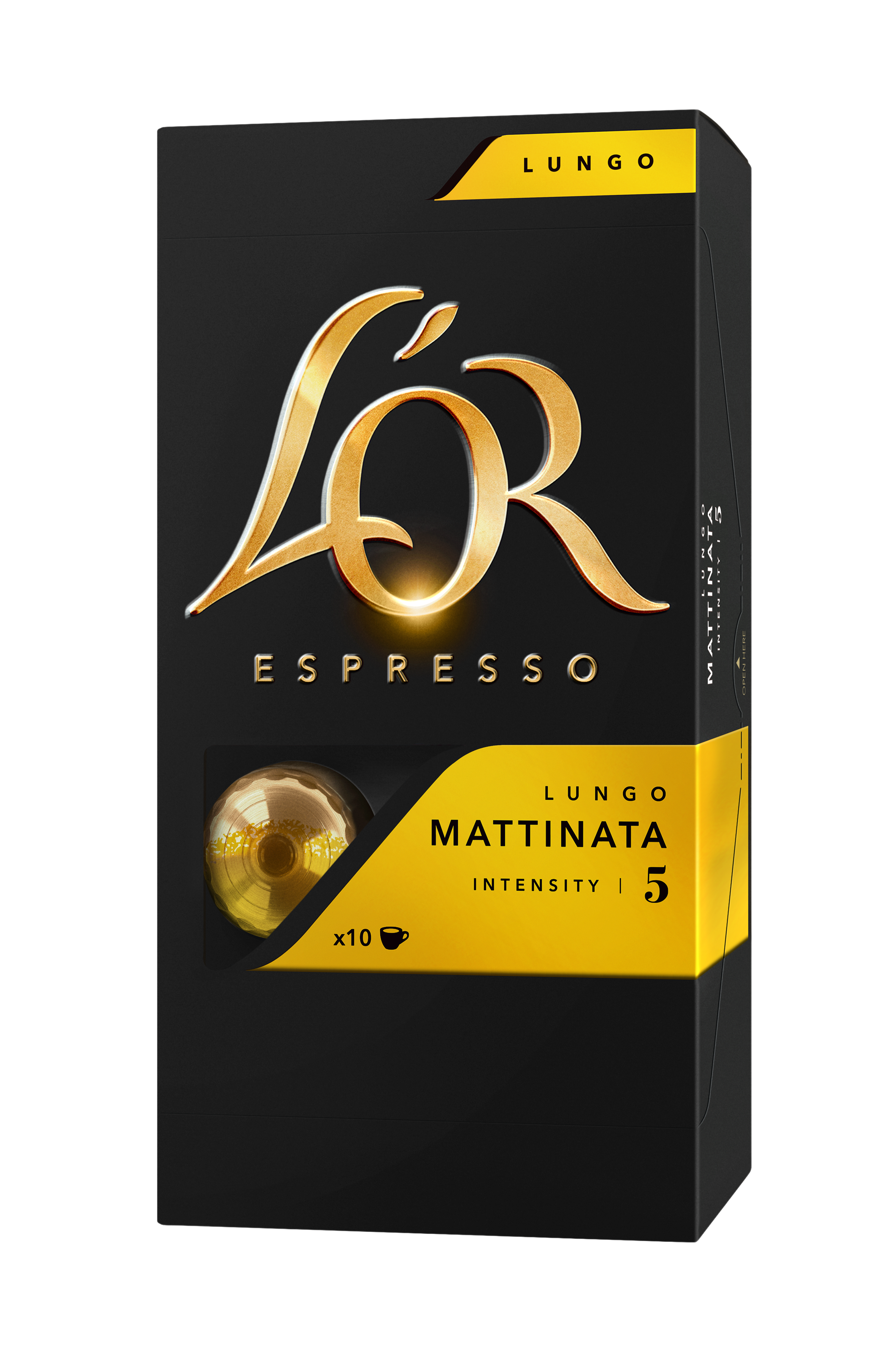 L'OR Koffiecapsules Espresso Lungo Mattinata UTZ 10x10st 4028595